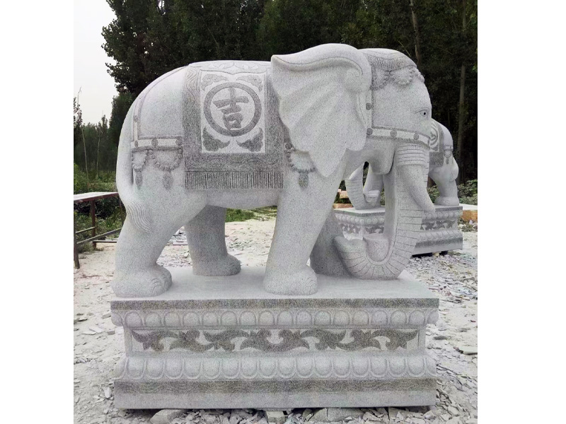 動物石雕