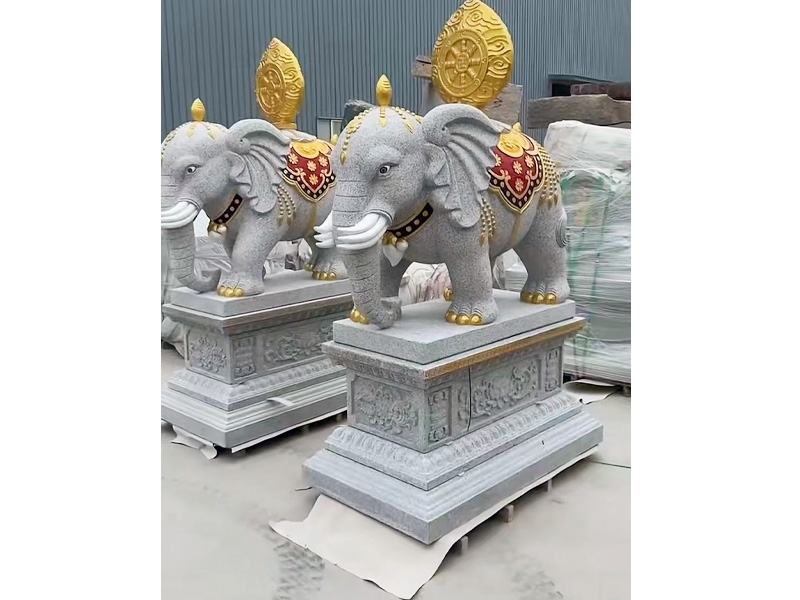 動物石雕