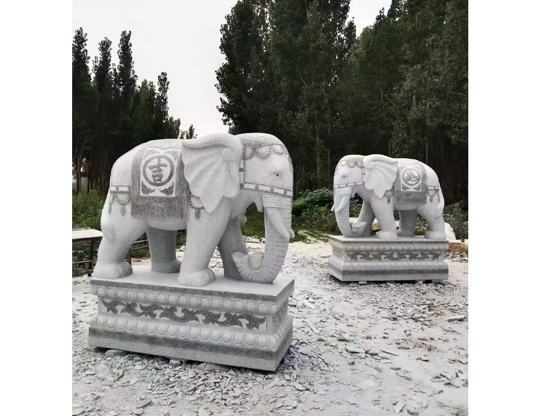 動物石雕